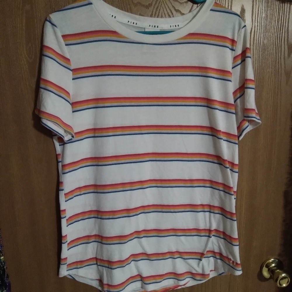 Pink (VS) Brand Striped shirt